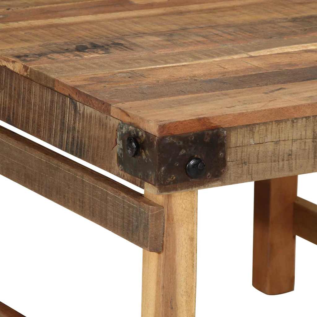 Couchtisch Braun 60 x 55 x 40 cm recyceltes Massivholz