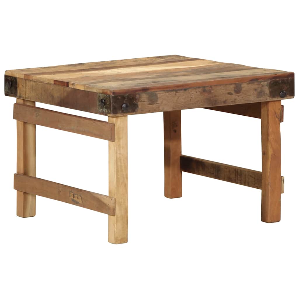 Couchtisch Braun 60 x 55 x 40 cm recyceltes Massivholz