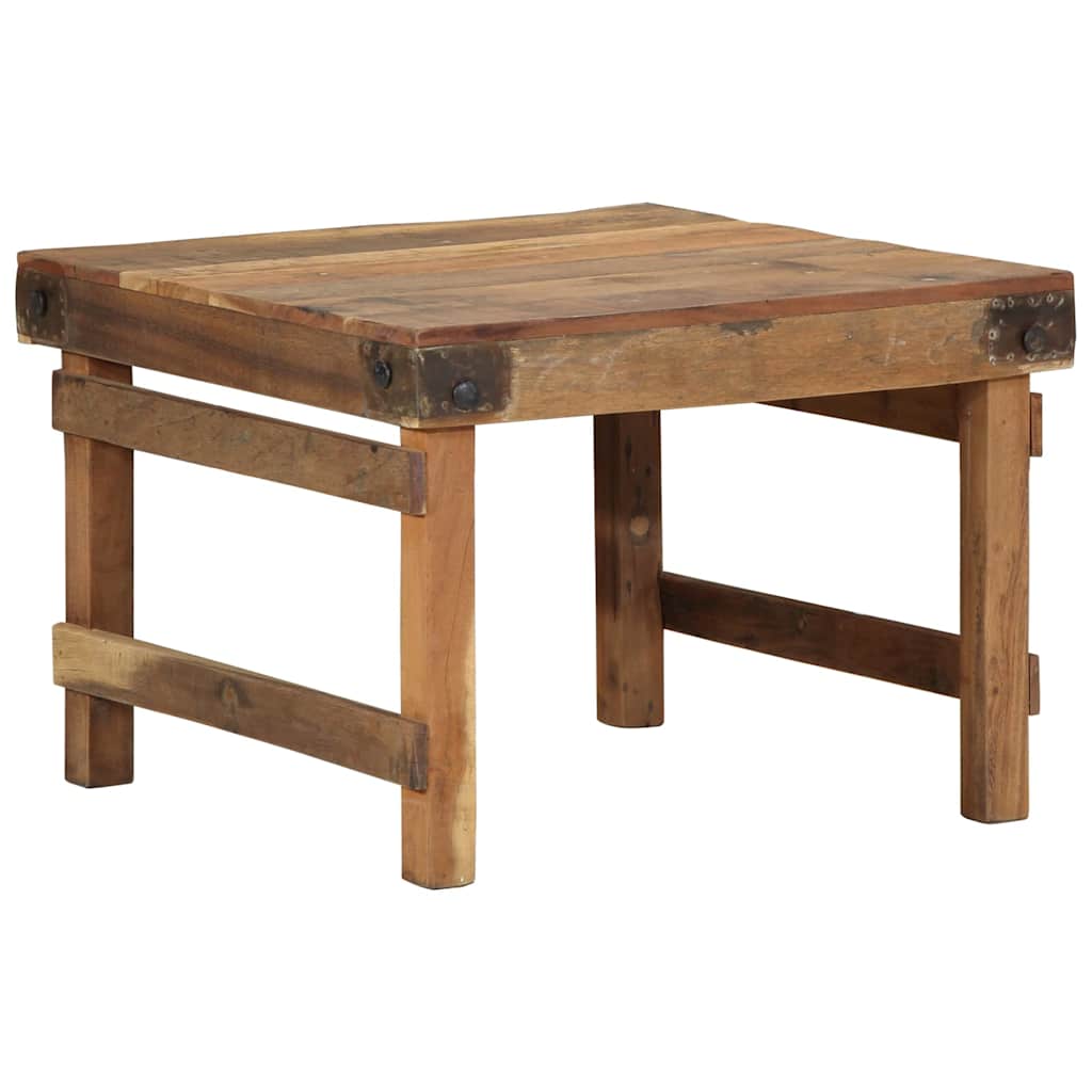 Couchtisch Braun 60 x 55 x 40 cm recyceltes Massivholz