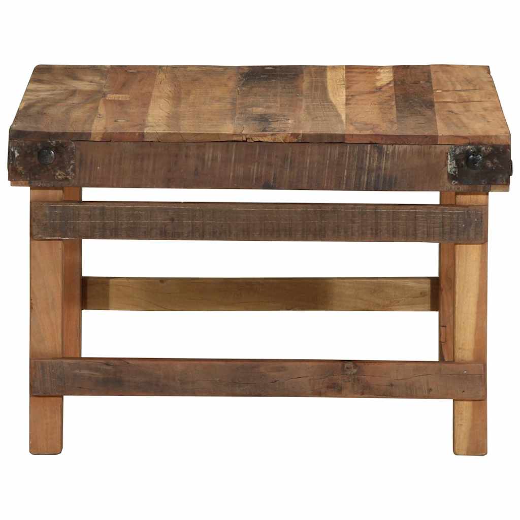 Couchtisch Braun 60 x 55 x 40 cm recyceltes Massivholz