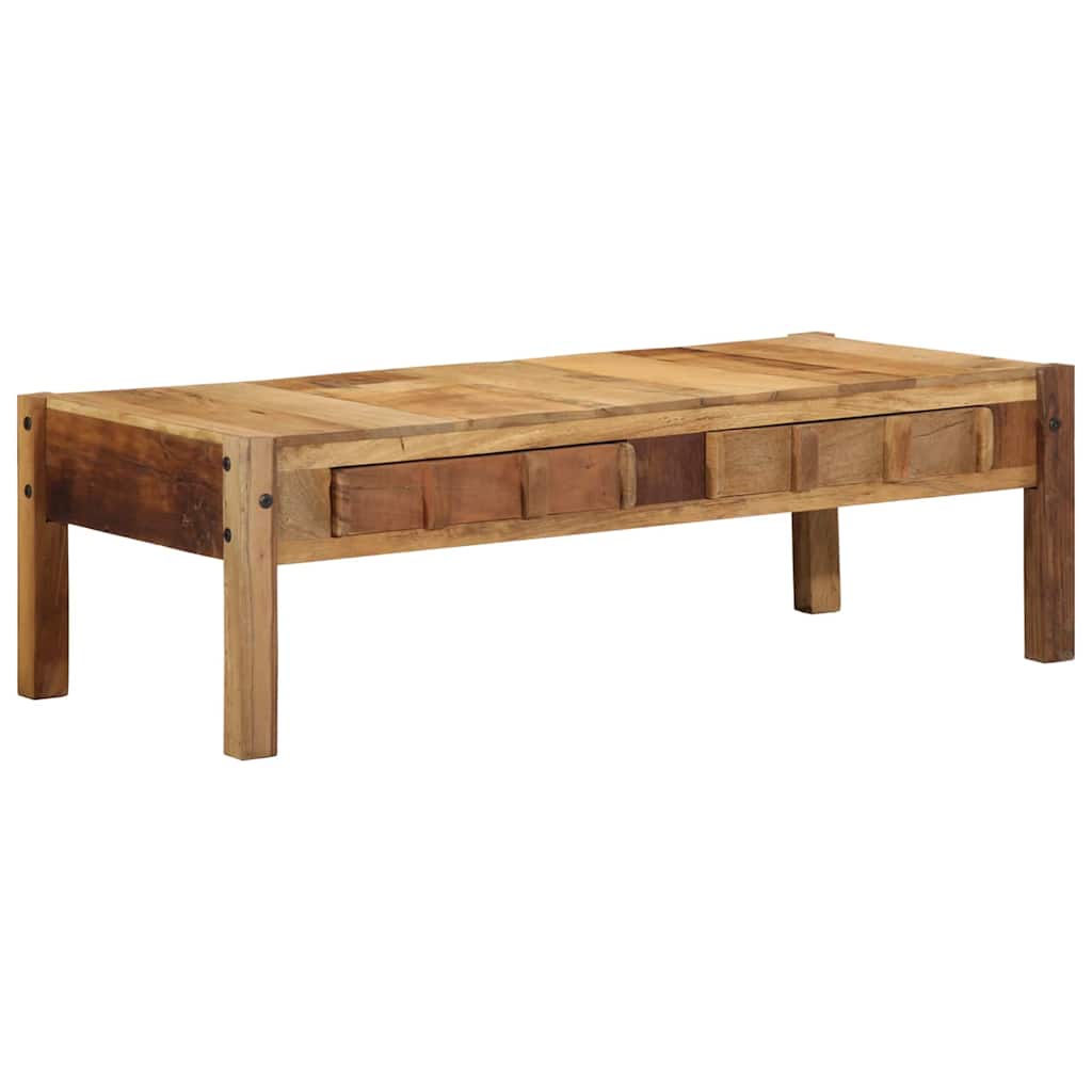 Couchtisch Braun 110 x 55 x 35 cm Massivholz Altholz