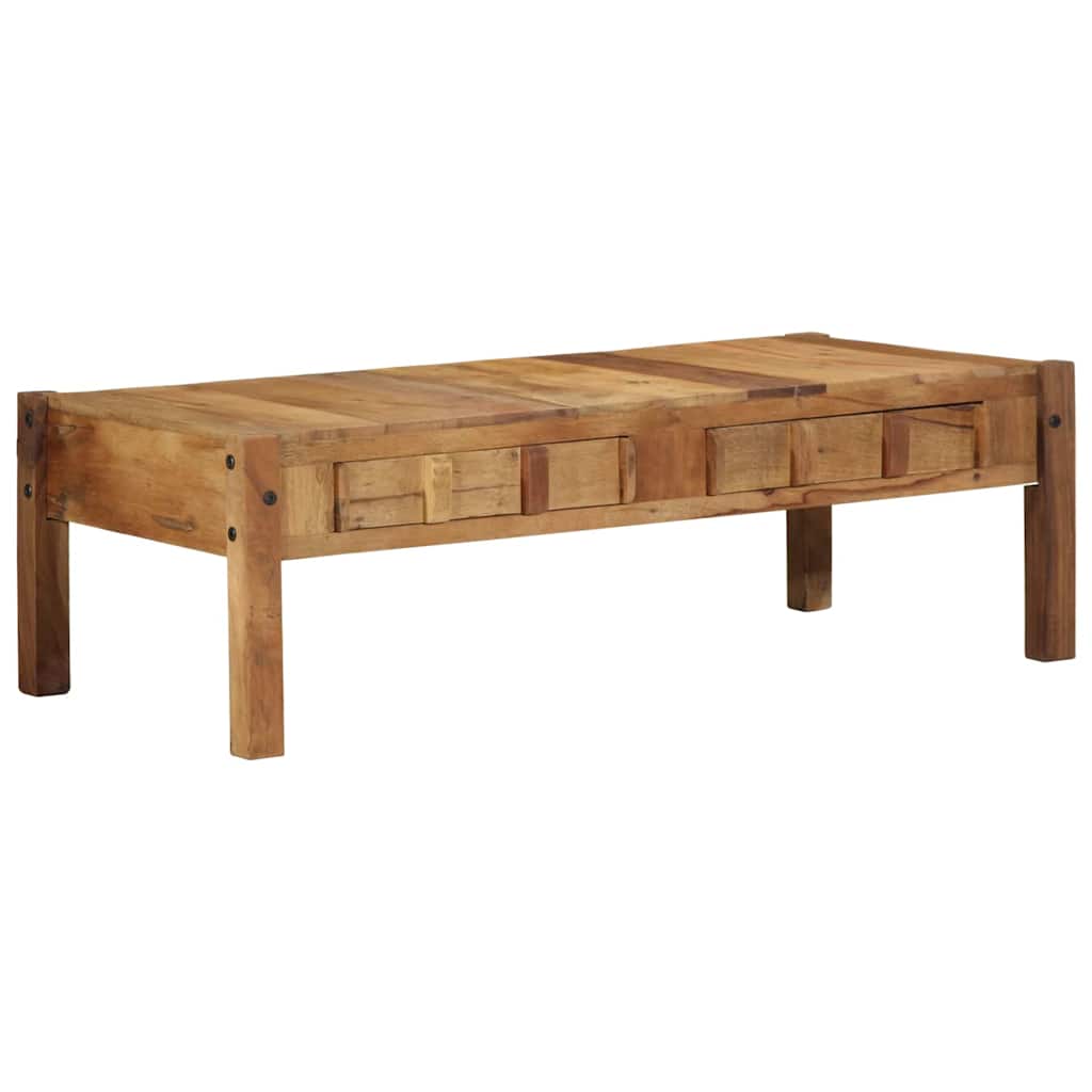 Couchtisch Braun 110 x 55 x 35 cm Massivholz Altholz