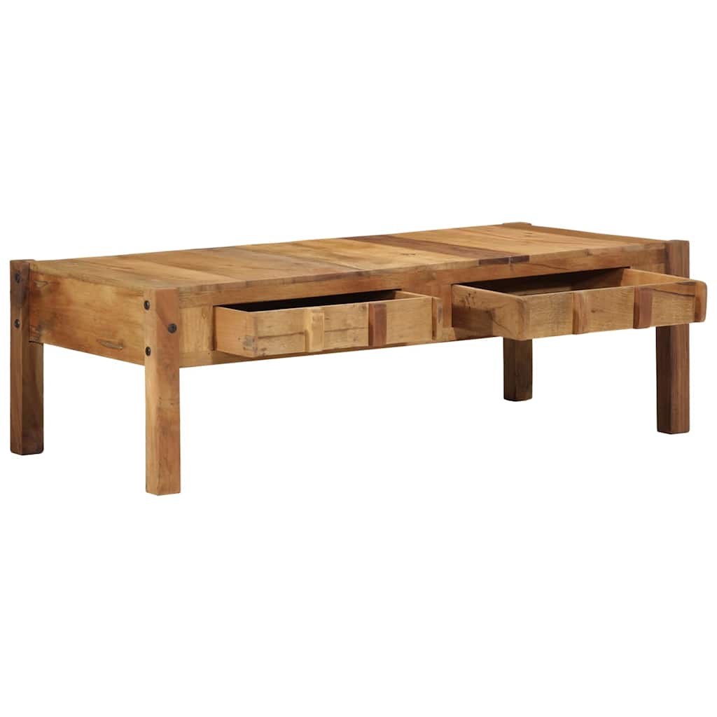 Couchtisch Braun 110 x 55 x 35 cm Massivholz Altholz