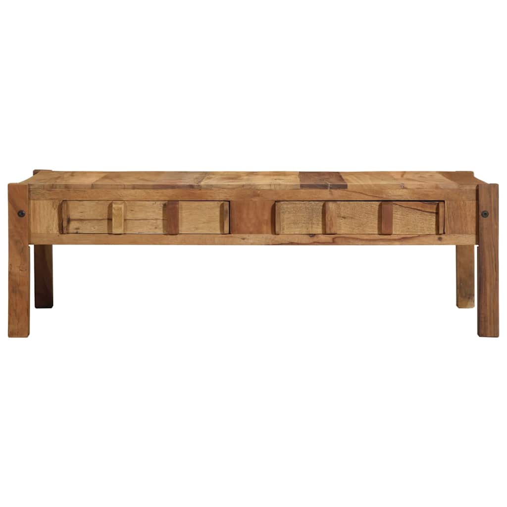 Couchtisch Braun 110 x 55 x 35 cm Massivholz Altholz