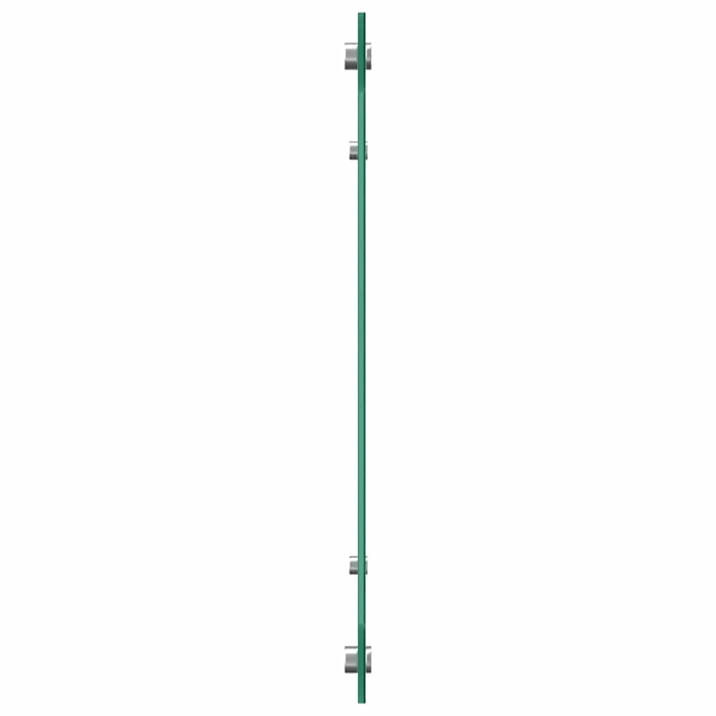 Küchenrückwände 2 Stk. Weiß 70x60 cm Hartglas