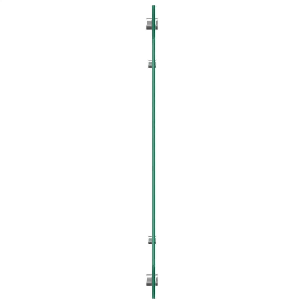 Küchenrückwände 2 Stk. Weiß 80x50 cm Hartglas