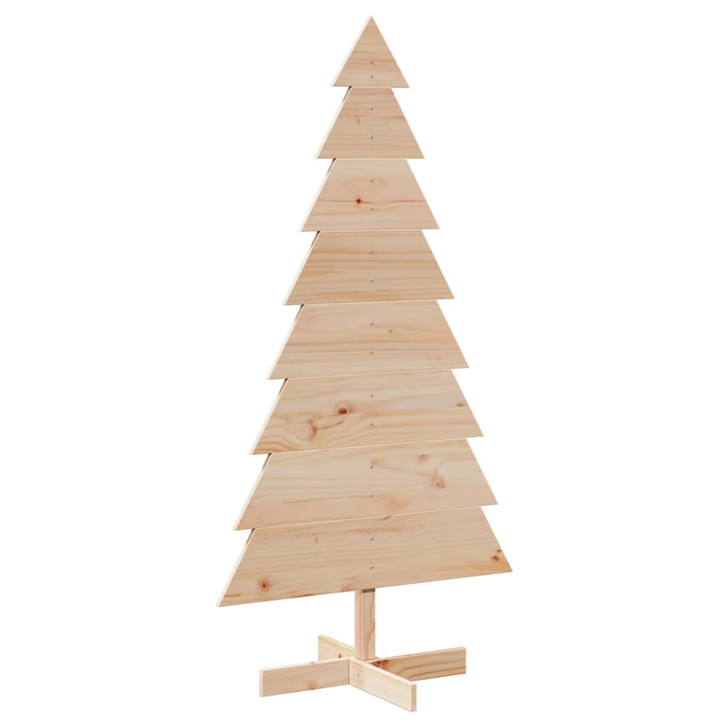 Christmas tree wood for decoration 150 cm solid pine