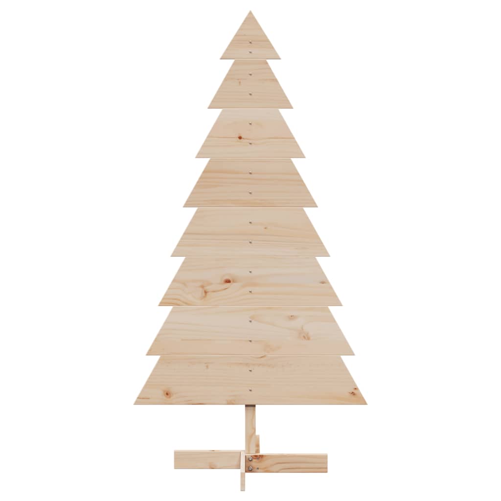 Christmas tree wood for decoration 150 cm solid pine