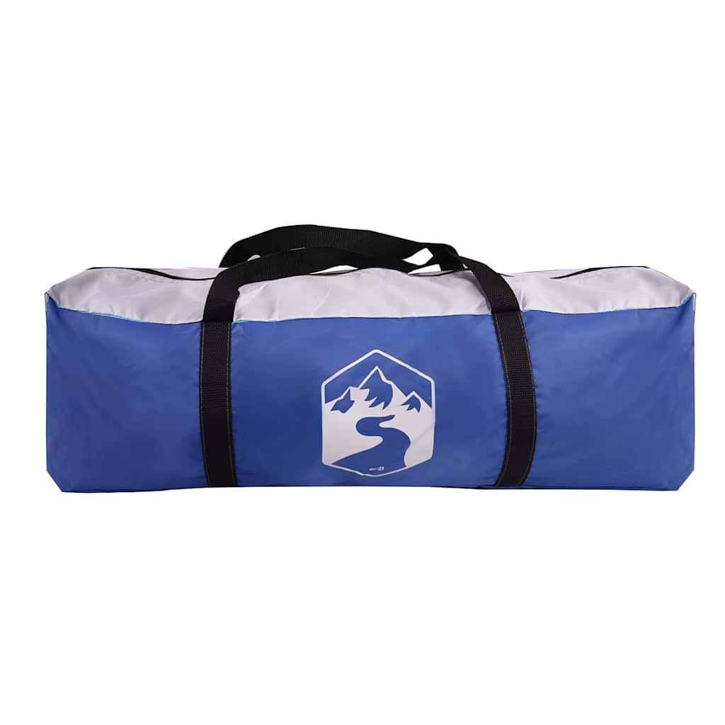 Pool tent with removable flysheet mesh walls azure blue 690x690cm