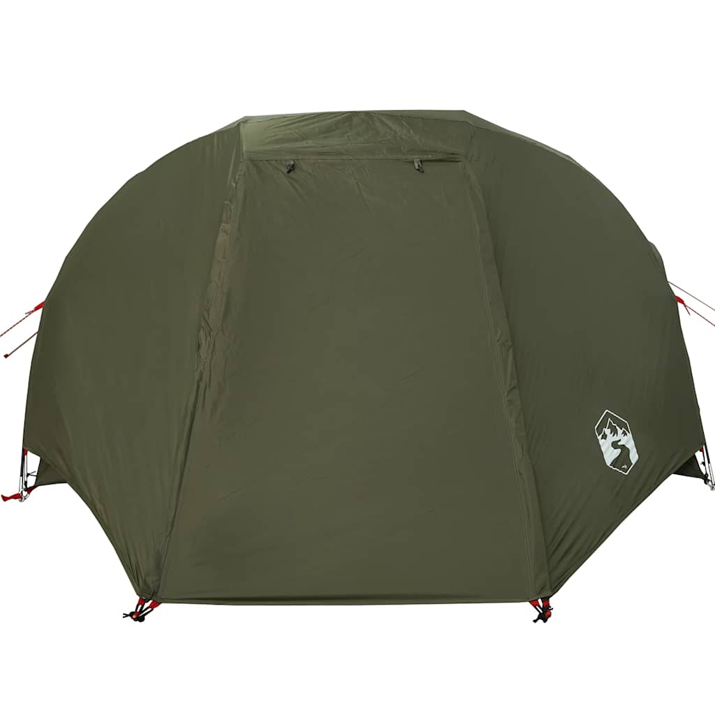 Fishing Tent 3 Persons Olive Green Waterproof
