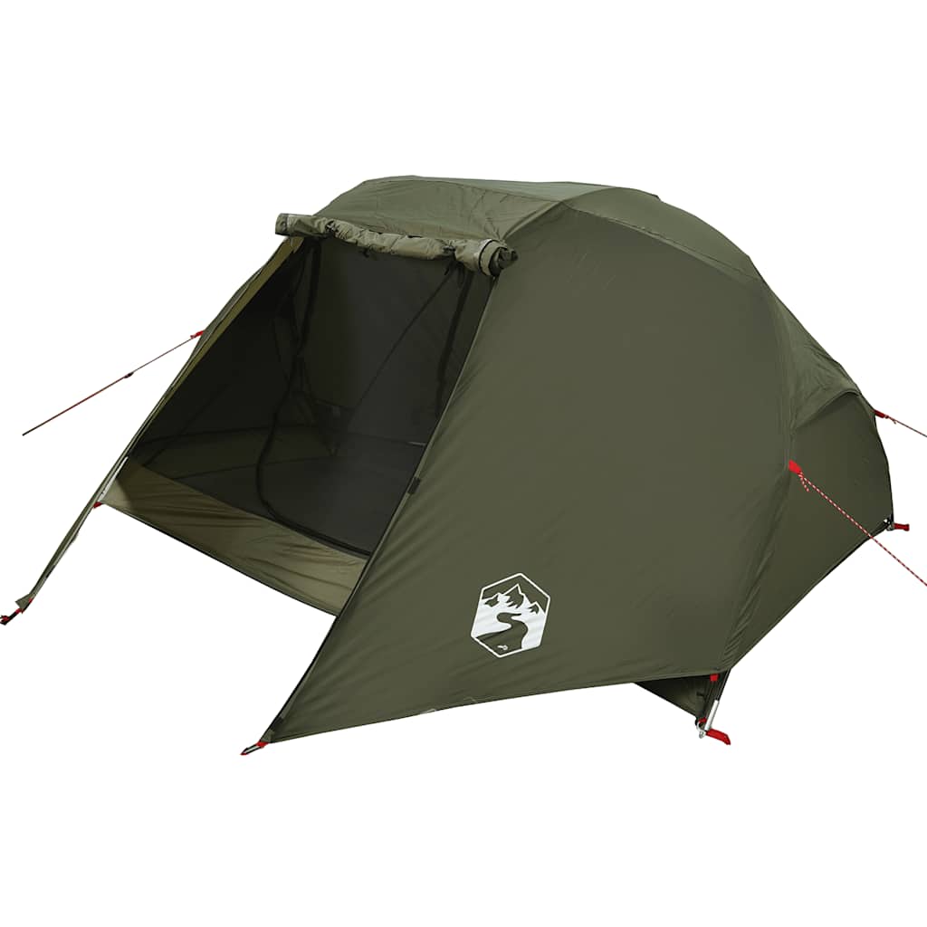 Fishing Tent 5 Persons Olive Green Waterproof