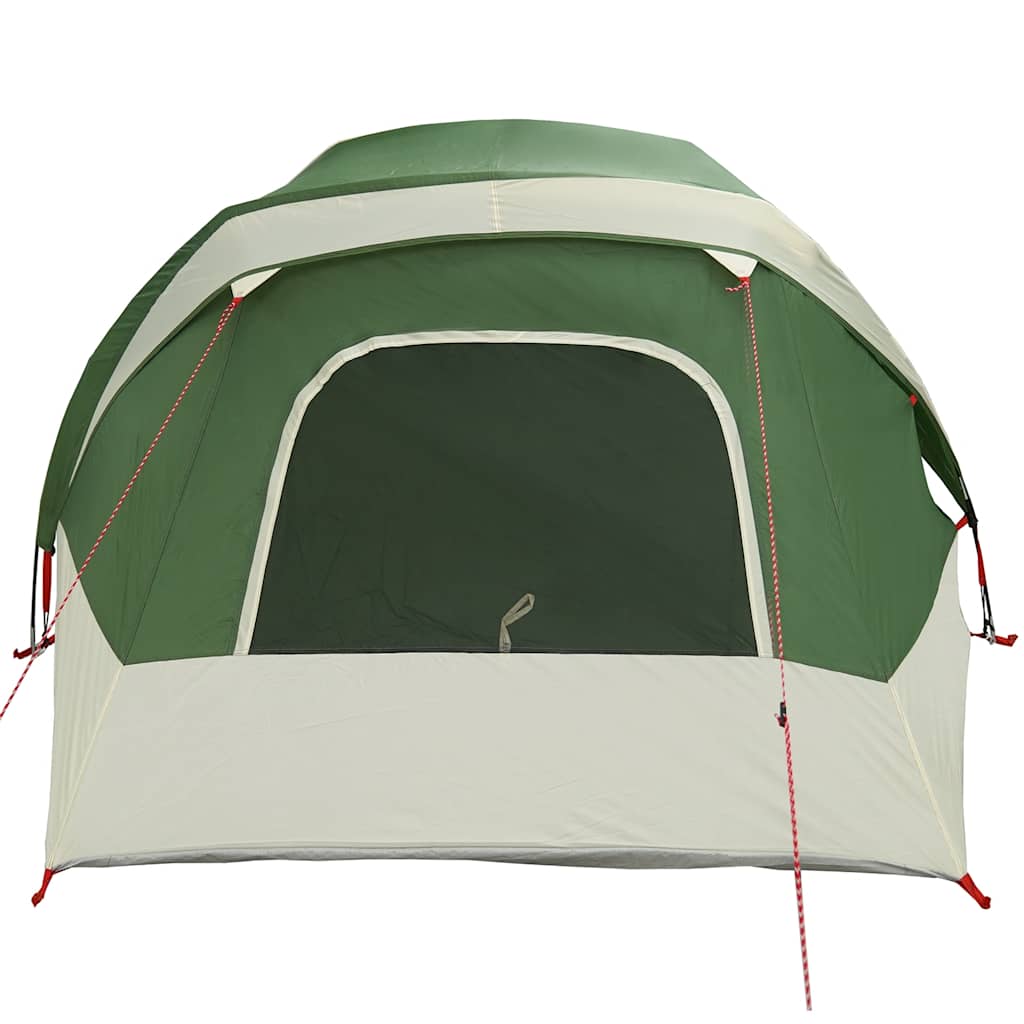 Camping Tent 4 Persons Green Waterproof