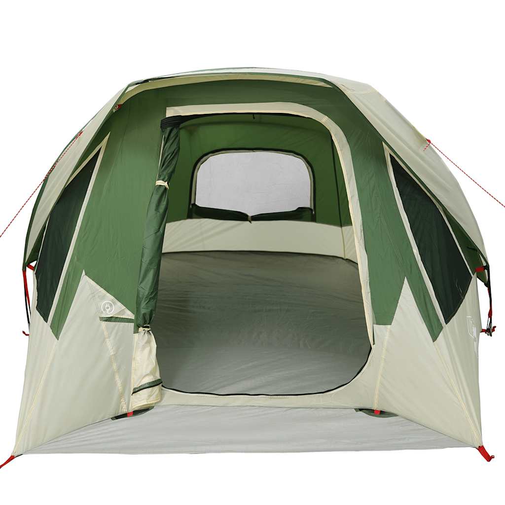 Camping Tent 4 Persons Green Waterproof