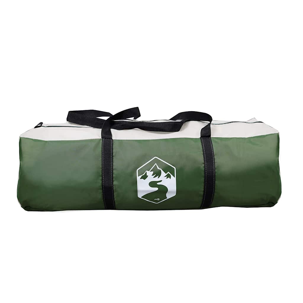 Camping Tent 4 Persons Green Waterproof