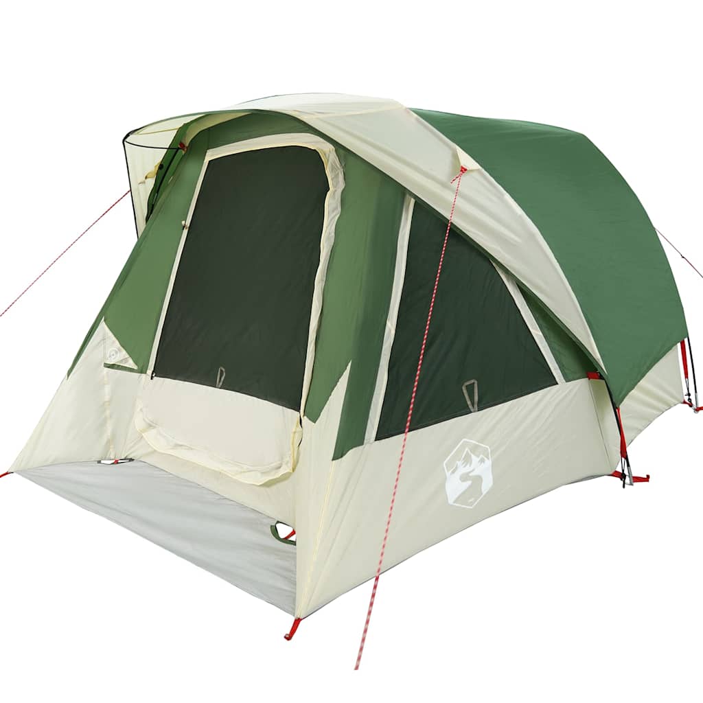 Family Tent for 6 Persons Green Waterproof