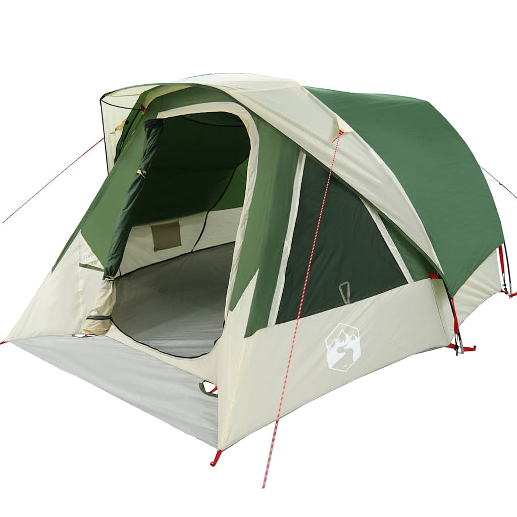 Family Tent for 6 Persons Green Waterproof