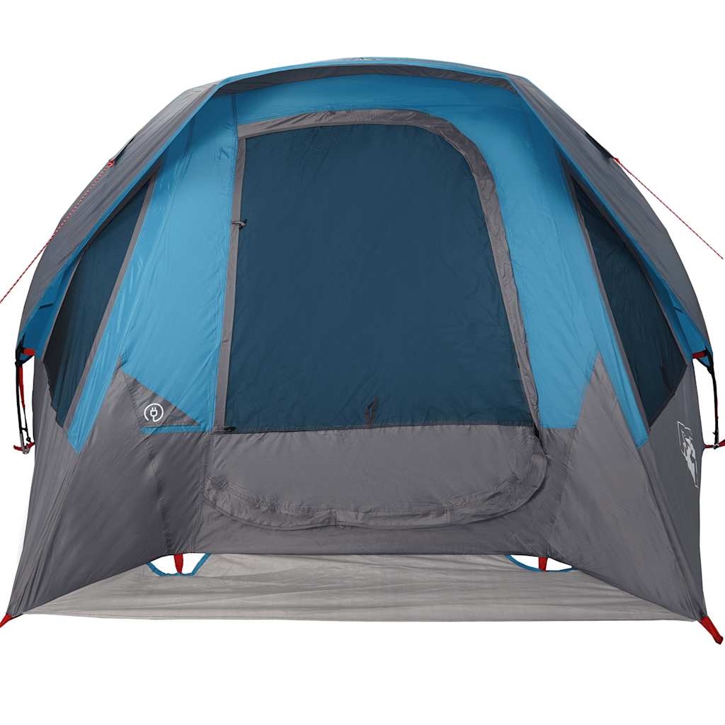 Family Tent for 6 Persons Blue Waterproof