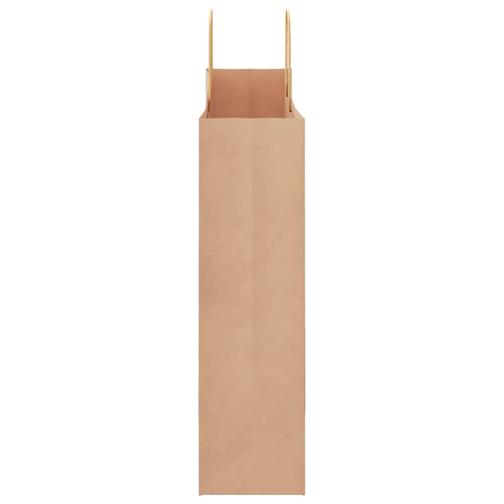 Paper carrier bags 250 pcs. with handles Brown 32x12x42 cm