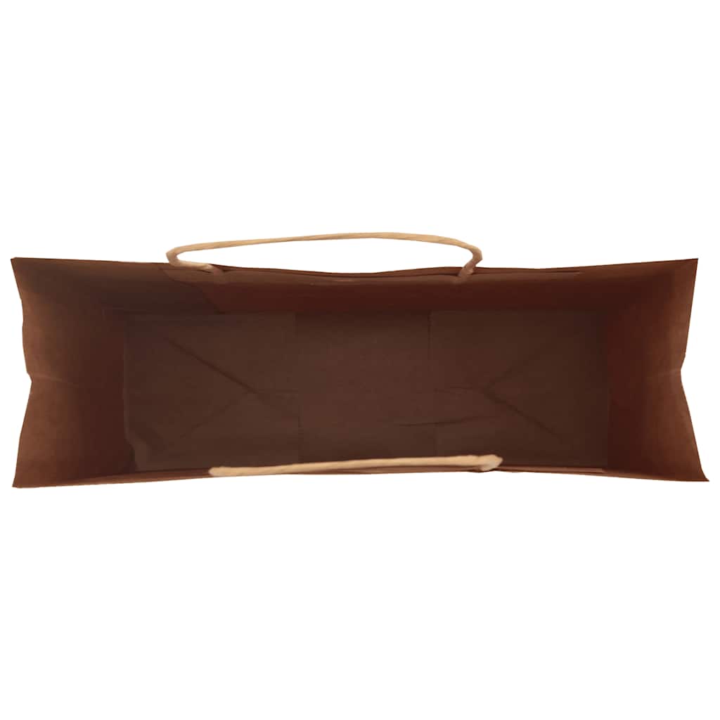 Paper carrier bags 250 pcs. with handles Brown 32x12x42 cm