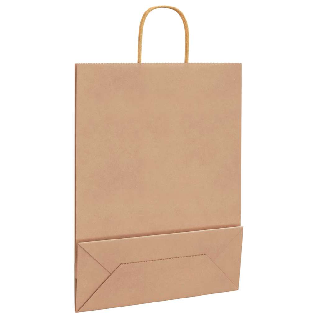 Paper carrier bags 250 pcs. with handles Brown 32x12x42 cm