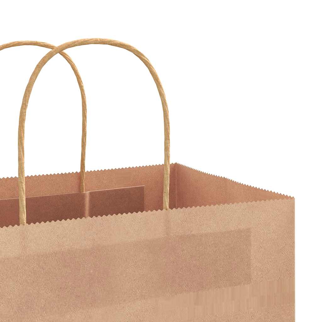 Paper carrier bags 250 pcs. with handles Brown 32x12x42 cm