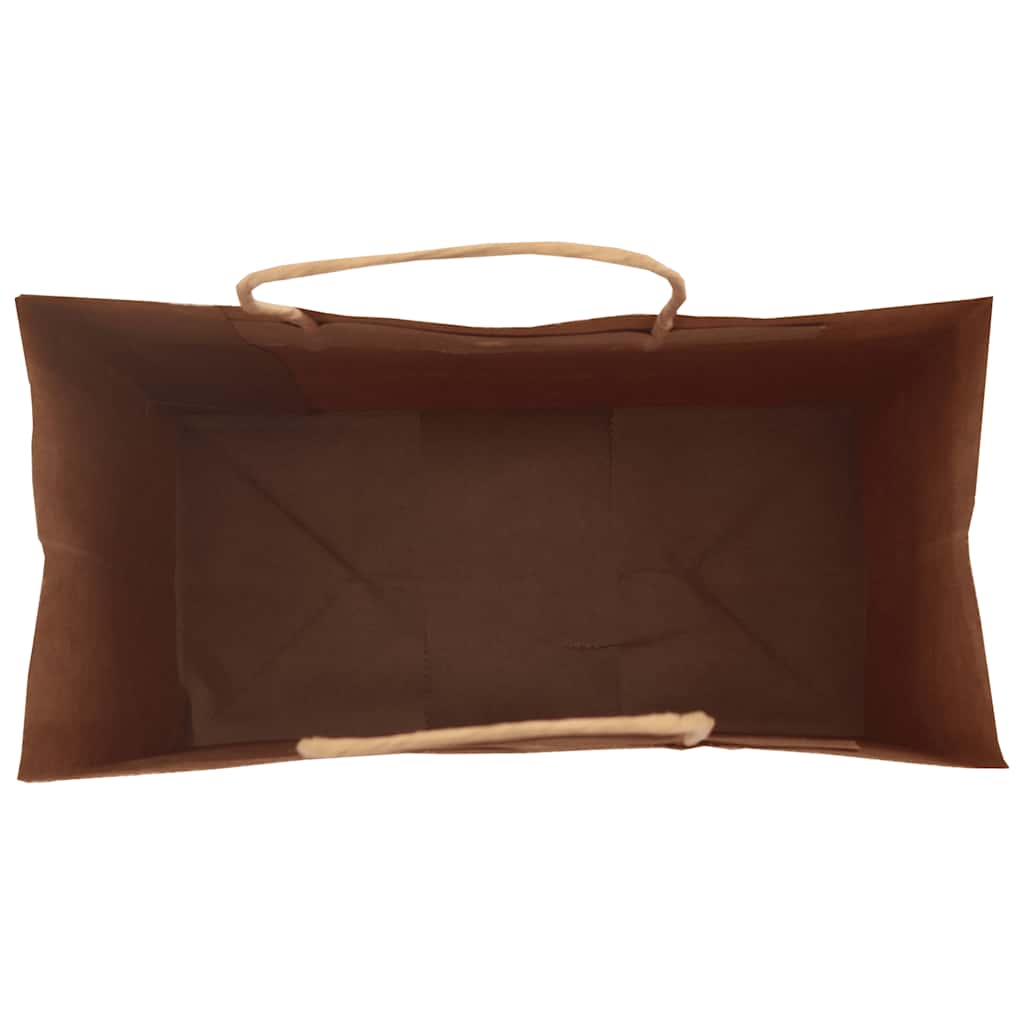 Papiertragetaschen 250 Stk. mit Henkeln Braun 32x17x44 cm