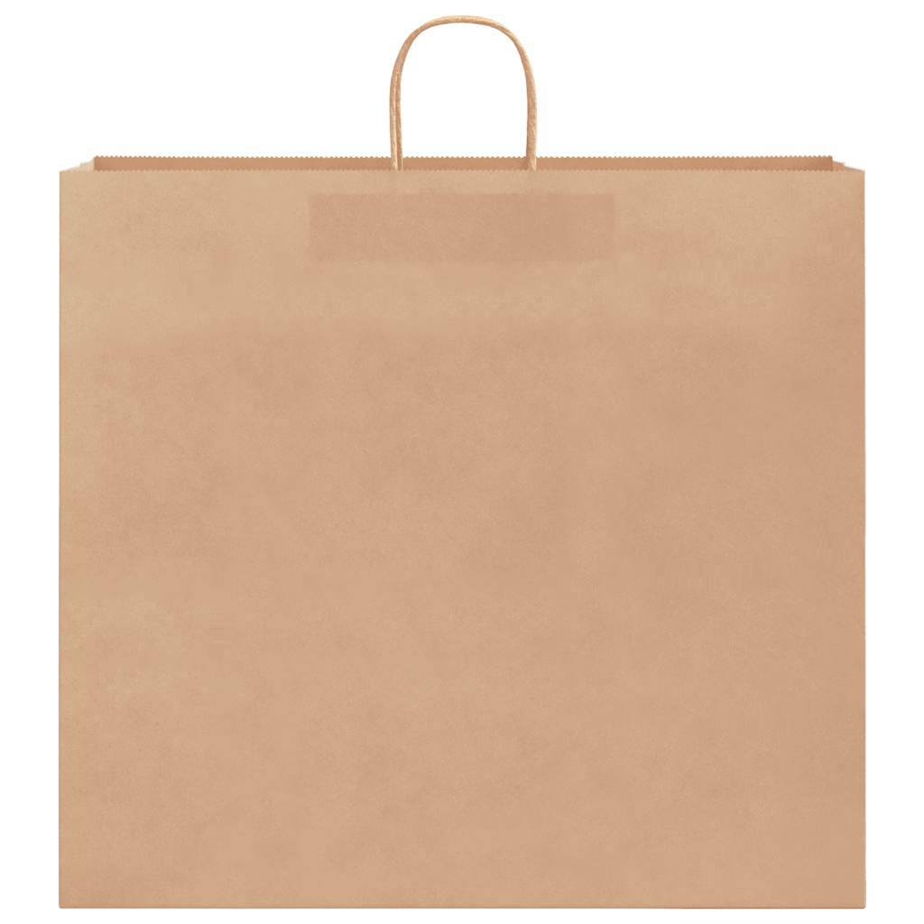 Paper carrier bags 250 pcs. with handles Brown 54x15x49 cm