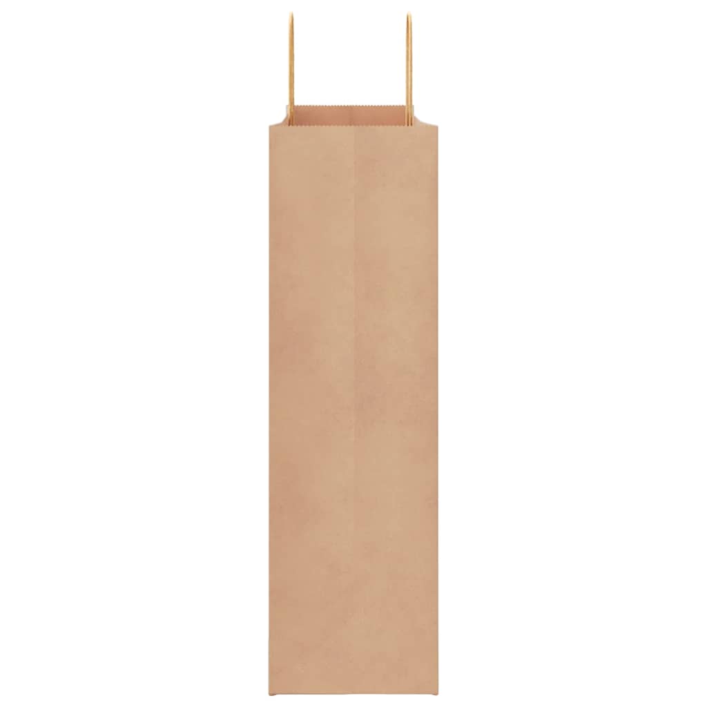 Paper carrier bags 250 pcs. with handles Brown 54x15x49 cm