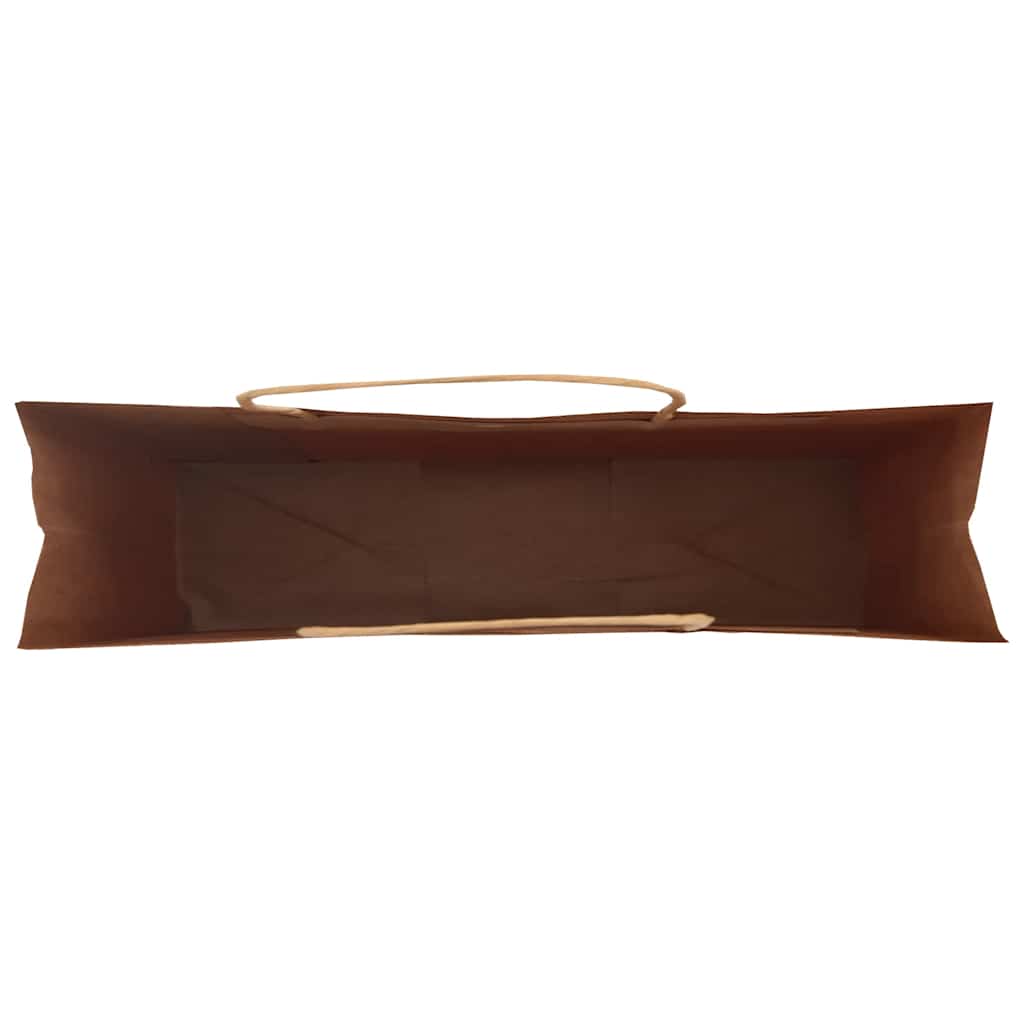 Paper carrier bags 250 pcs. with handles Brown 54x15x49 cm
