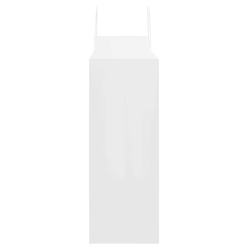 Paper carrier bags 250 pcs. with handles White 32x17x44 cm