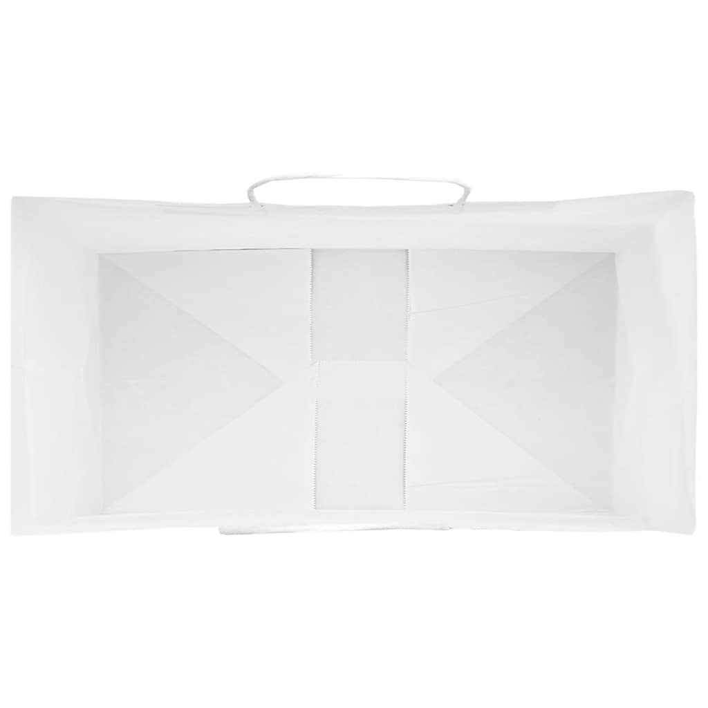 Paper carrier bags 250 pcs. with handles White 32x17x44 cm