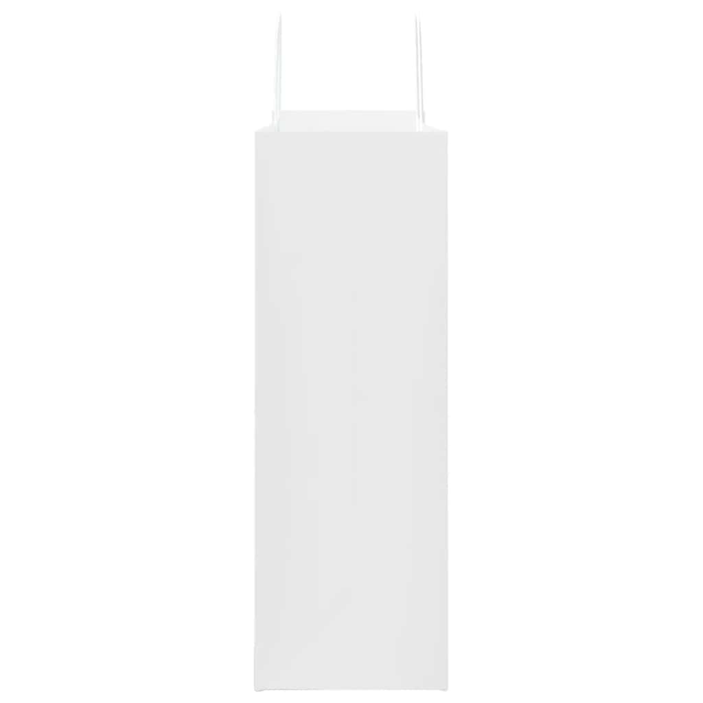 Paper carrier bags 250 pcs. with handles White 45x17x48 cm