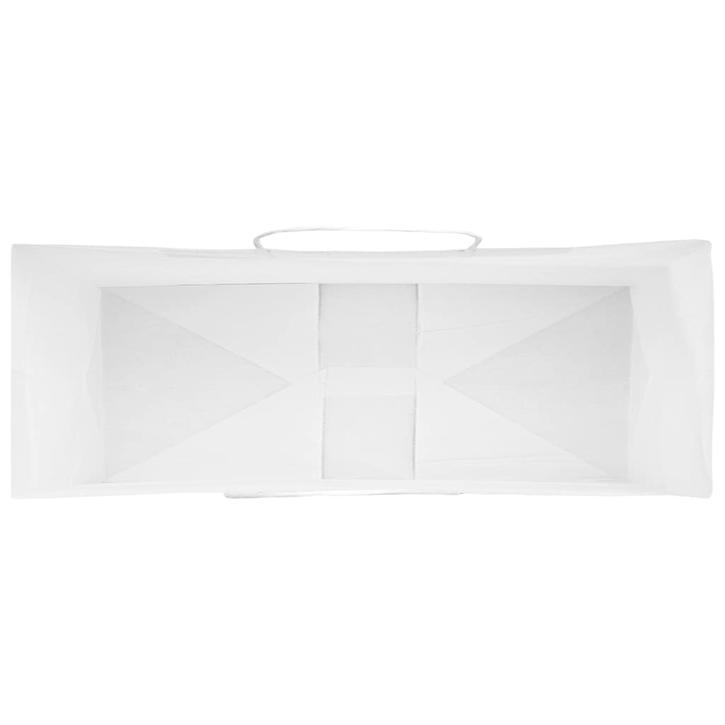 Paper carrier bags 250 pcs. with handles White 45x17x48 cm