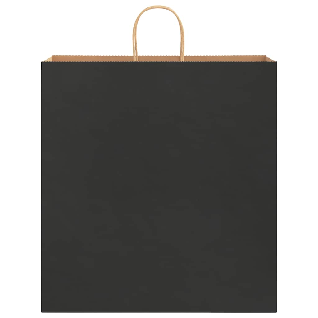Paper carrier bags 250 pcs. with handles Black 45x17x48 cm