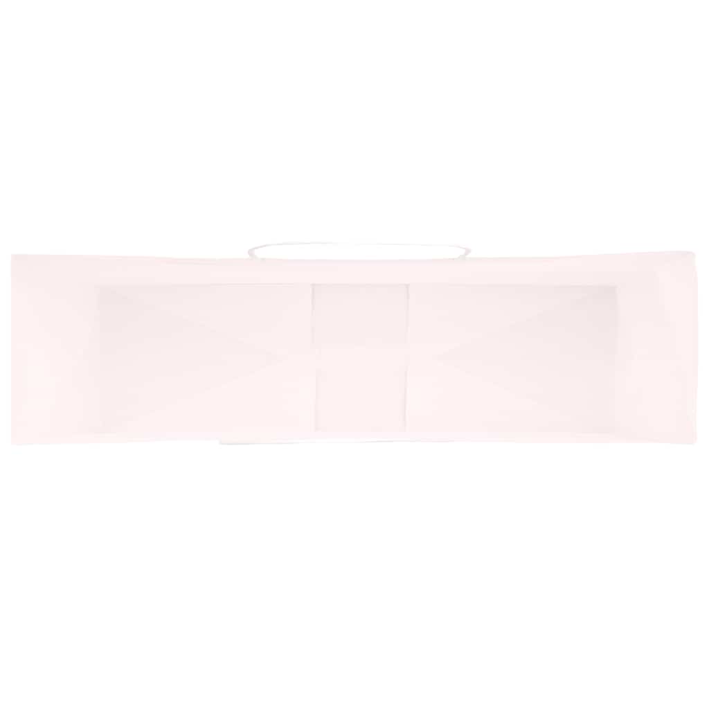 Papiertragetaschen 50 Stk. mit Henkeln Rosa 54x15x49 cm