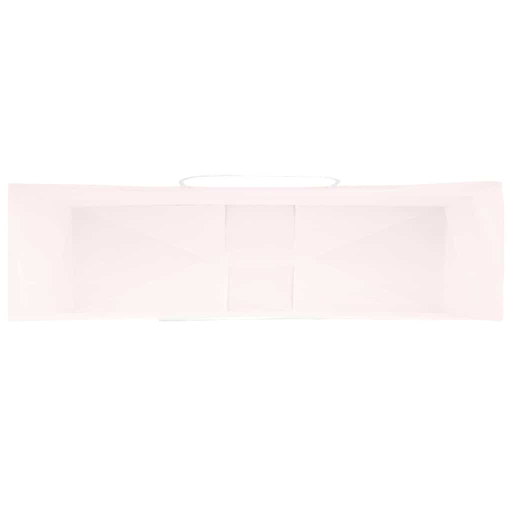 Paper carrier bags 250 pcs. with handles pink 54x15x49 cm