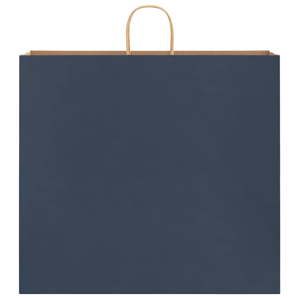 Paper carrier bags 250 pcs. with handles blue 54x15x49 cm