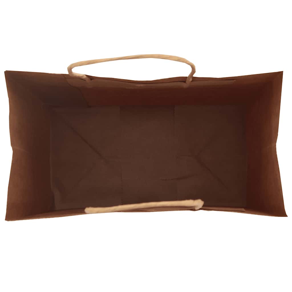 Papiertragetaschen 250 Stk. mit Henkeln Rot 15x8x21 cm