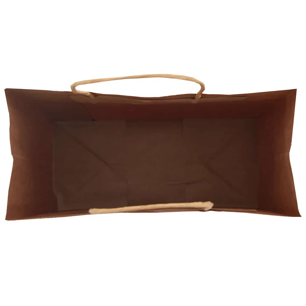 Paper carrier bags 250 pcs. with handles red 18x8x22 cm
