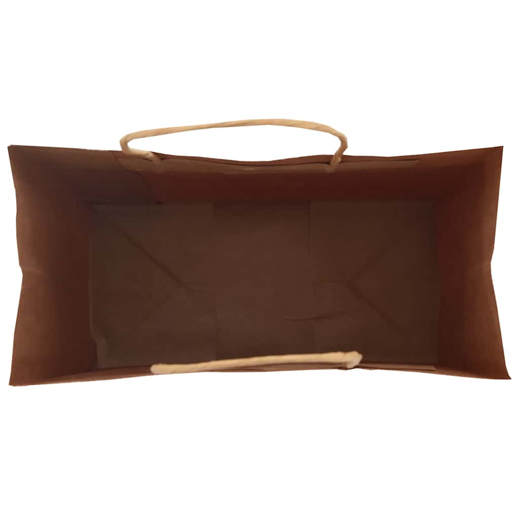 Papiertragetaschen 250 Stk. mit Henkeln Rot 21x11x28 cm