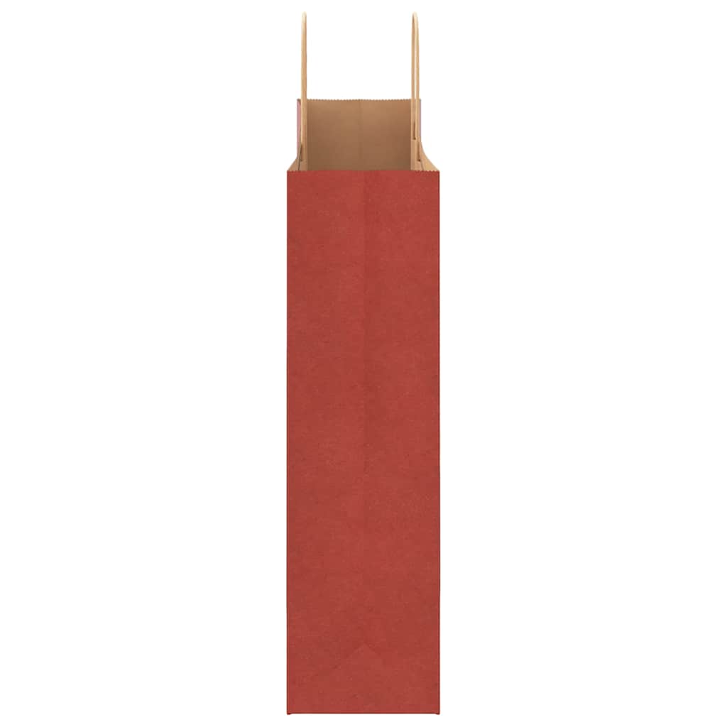 Papiertragetaschen 250 Stk. mit Henkeln Rot 32x12x42 cm