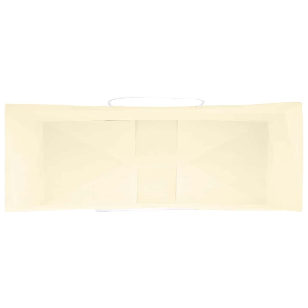 Paper carrier bags 50 pcs. with handles yellow 45x17x48 cm