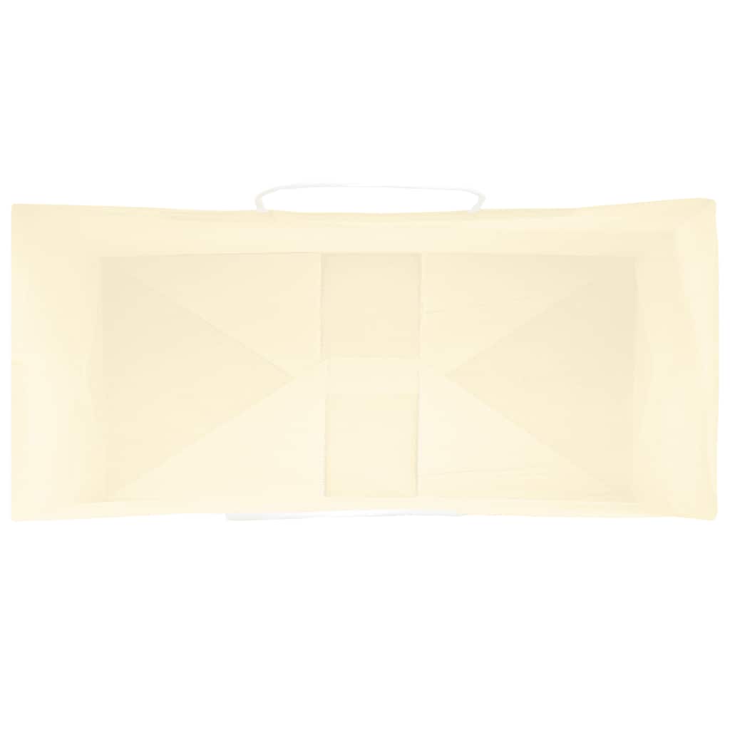 Papiertragetaschen 250 Stk. mit Henkeln Gelb 18x8x22 cm