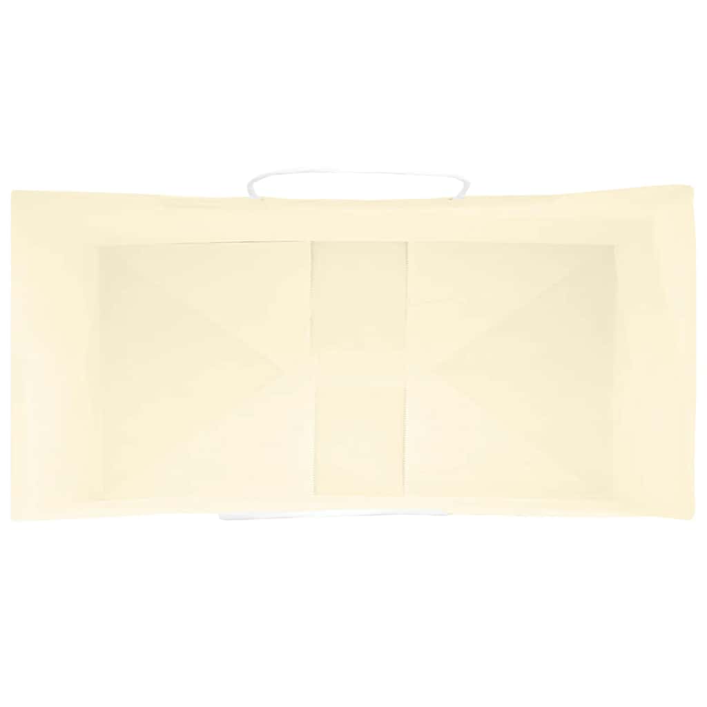 Papiertragetaschen 250 Stk. mit Henkeln Gelb 21x11x28 cm