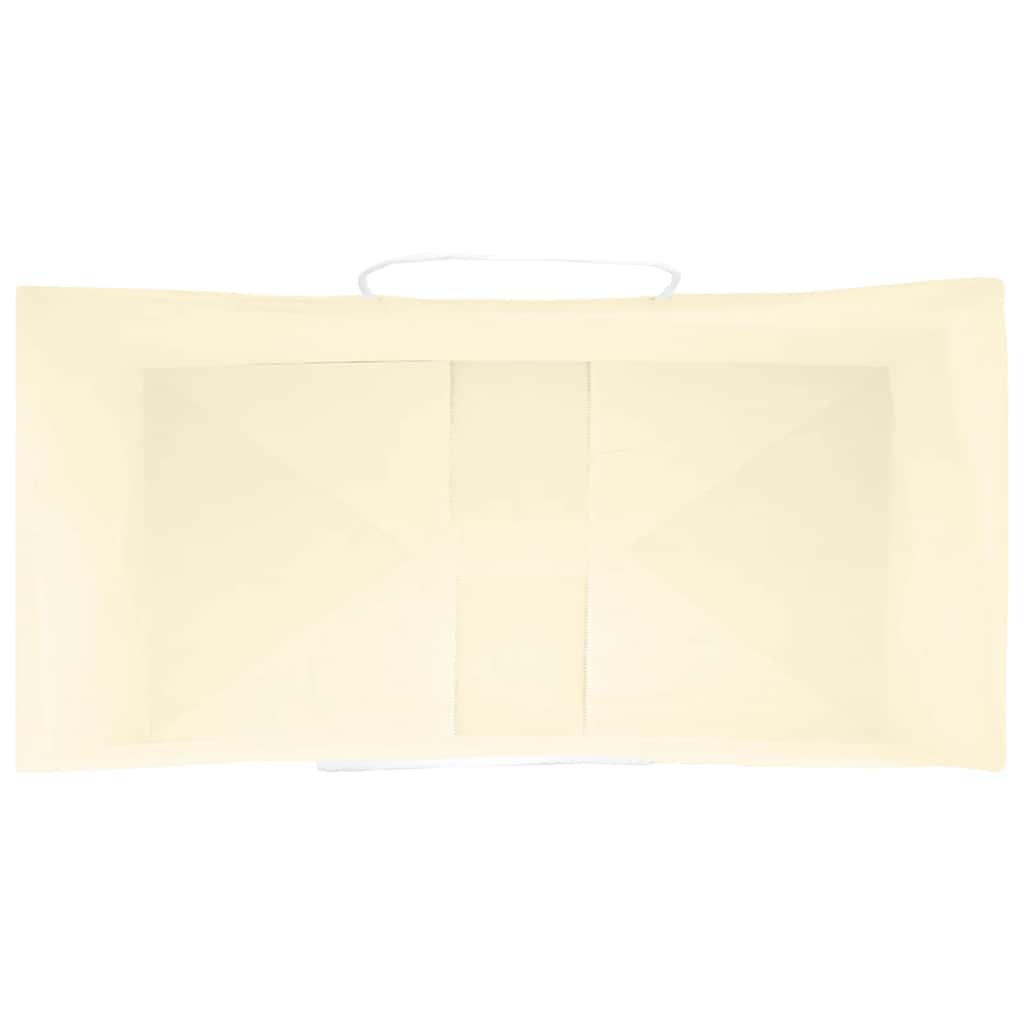 Paper carrier bags 250 pcs. with handles yellow 32x17x25 cm