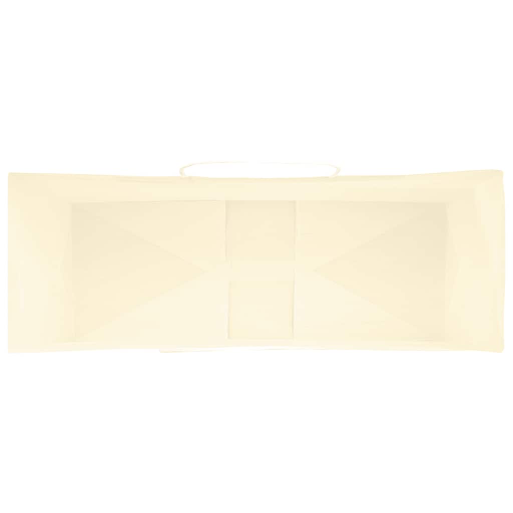 Paper carrier bags 250 pcs. with handles yellow 45x17x48 cm