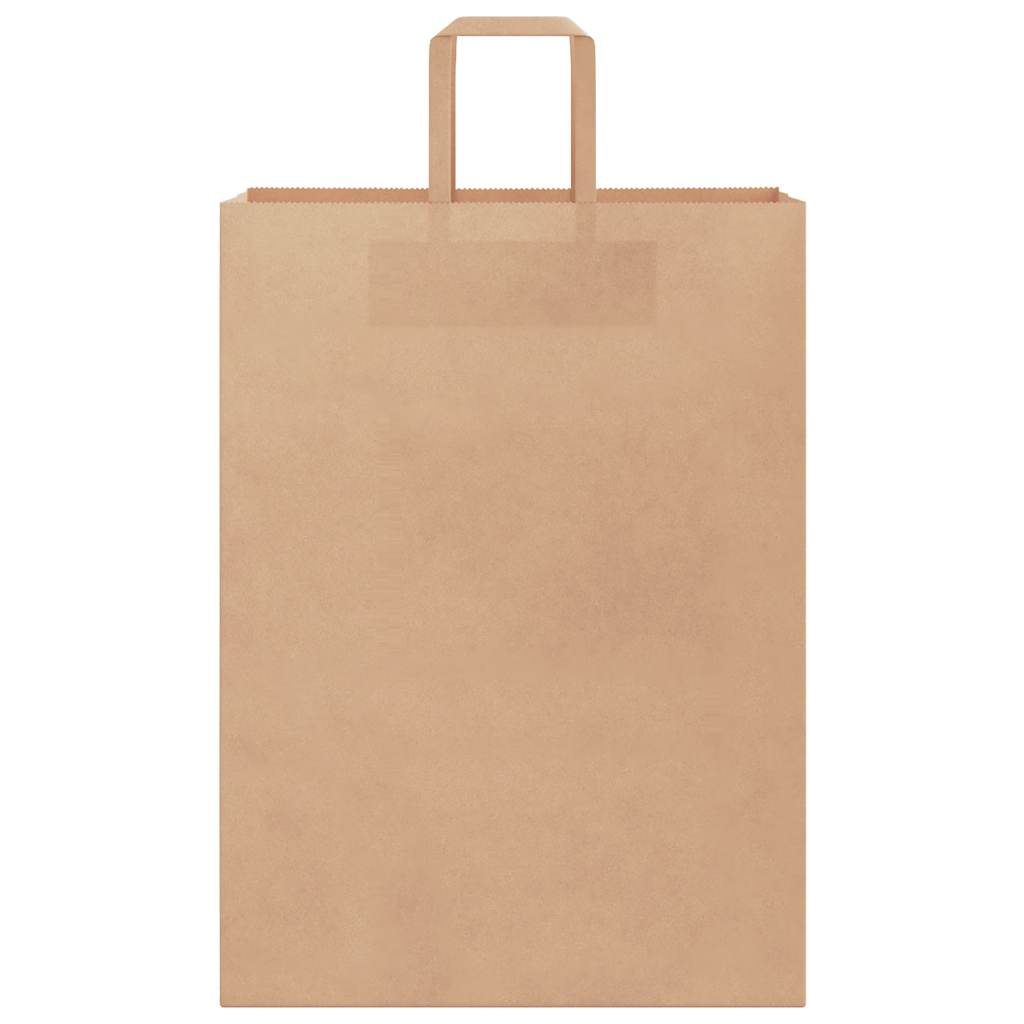 Papiertragetaschen 50 Stk. mit Henkeln Braun 32x17x44 cm