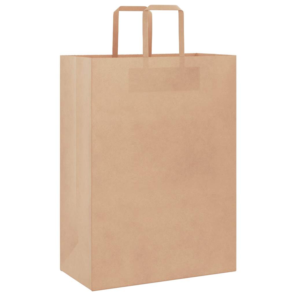 Papiertragetaschen 250 Stk. mit Henkeln Braun 32x17x44 cm