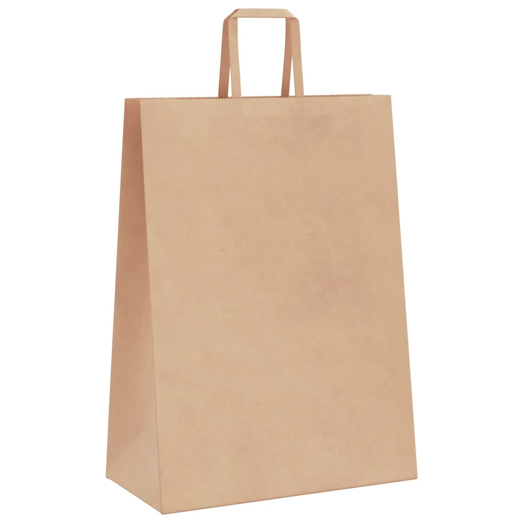 Papiertragetaschen 250 Stk. mit Henkeln Braun 32x17x44 cm