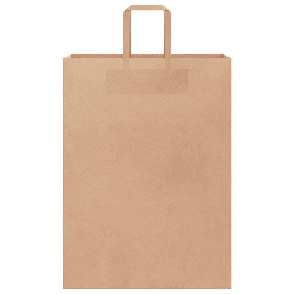 Papiertragetaschen 250 Stk. mit Henkeln Braun 32x17x44 cm